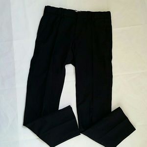 Scotch Shrunk navy dotted wool dress pants sz 10